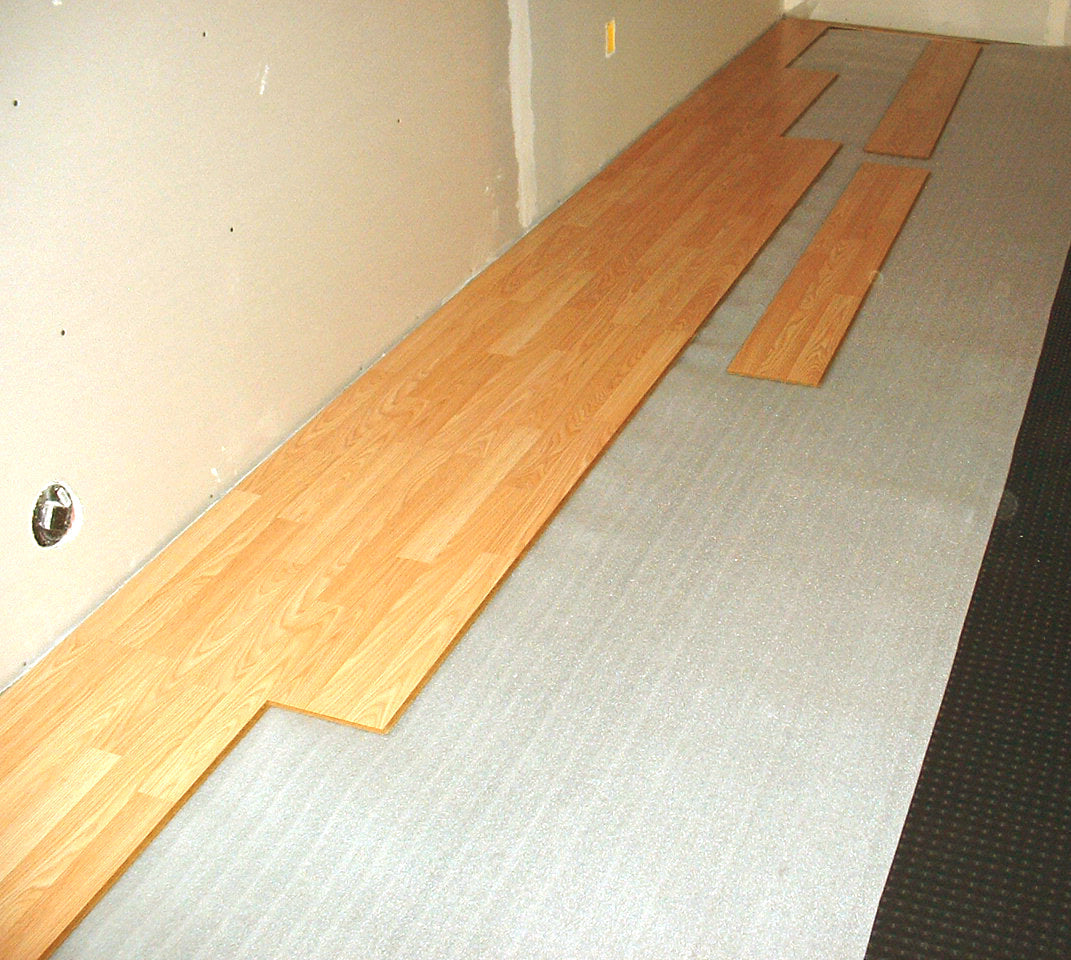 All-In-One Subfloor installed under laminate