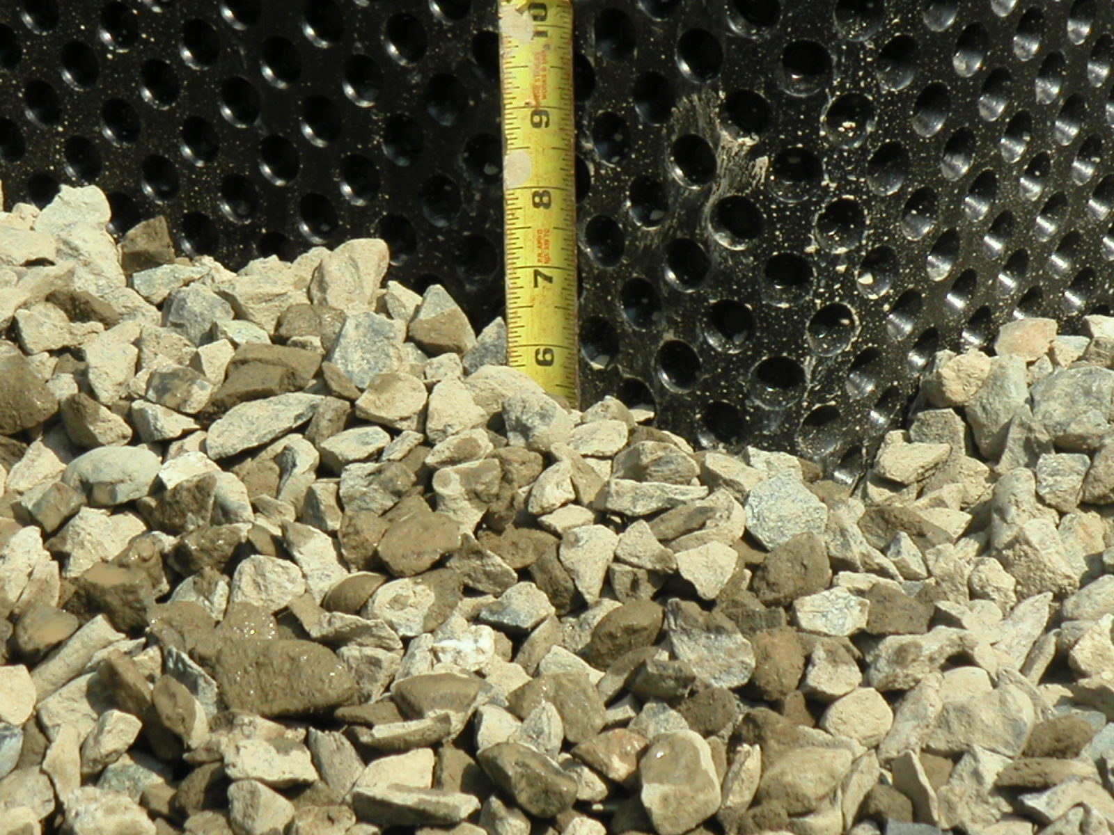 Drain Stone on your footing