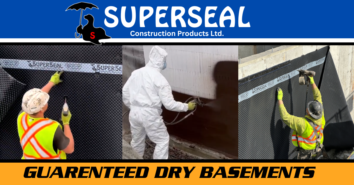 SUPERSEAL Dimpled Membrane – Foundation Waterproofing & Drainage Prote ...