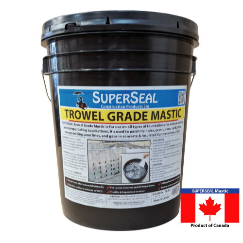 SUPERSEAL Trowel Grade Mastic is a product of canada