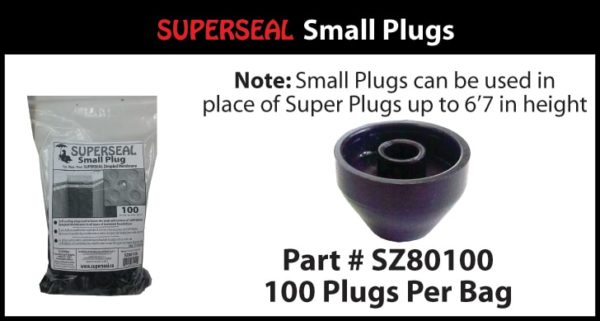 SUPERSEAL Small Plugs Bag of 100 1