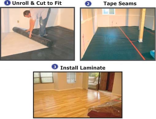 Single Dimple Suloor Membrane, Do You Tape Moisture Barrier Under Laminate Flooring