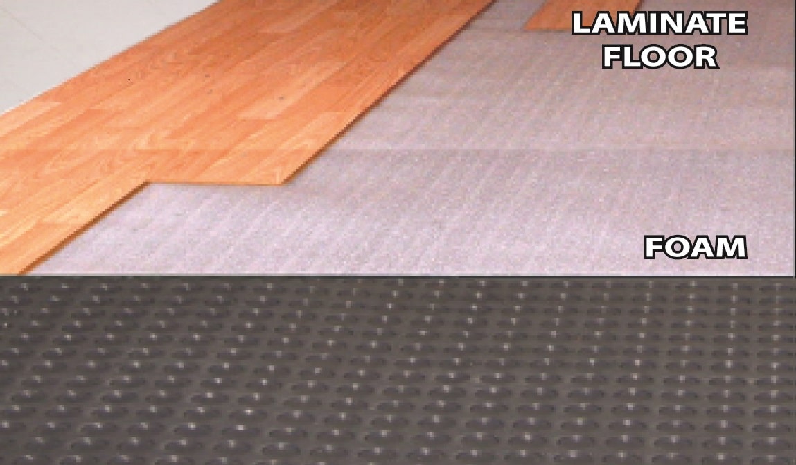 Single Dimple Suloor Membrane, Basement Underlayment For Vinyl Planks Flooring