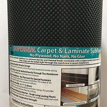 carpet and laminate dimple subflooring